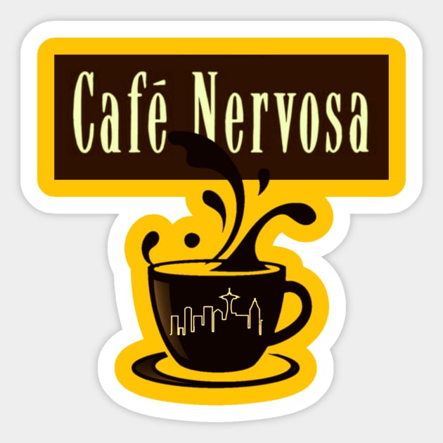 Cafe' Nervosa Sticker by thelostwinchester